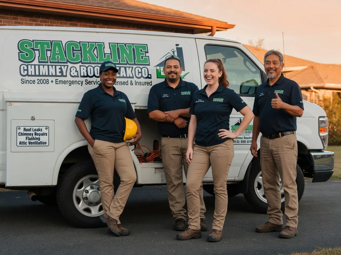 Chimney flashing repair company in Arcola, MS